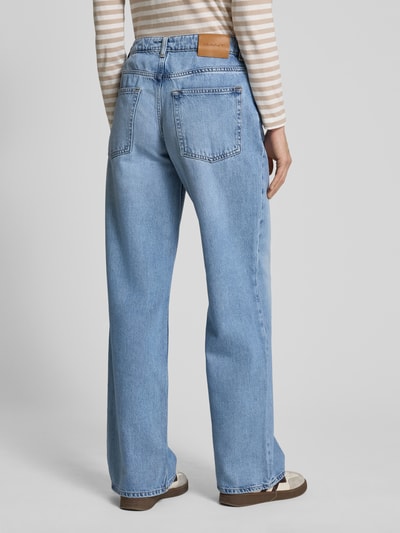 Gant Wide Leg Jeans im 5-Pocket-Design Hellblau Melange 5