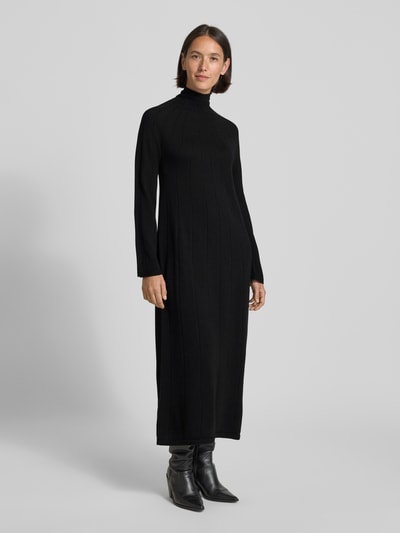 MM Loose Fit Strickkleid aus reiner Schurwolle Modell 'CILE' Black 1