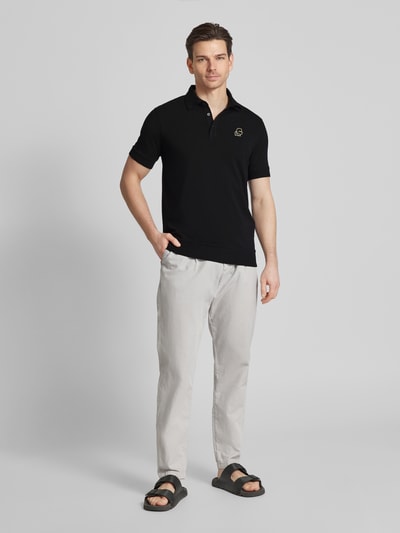 Karl Lagerfeld Poloshirt mit Logo-Print Black 1