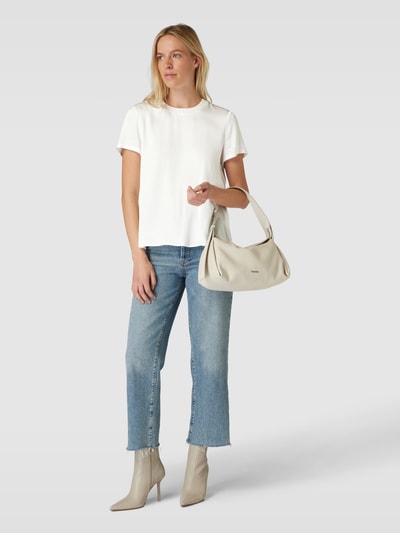 Esprit Collection Blusenshirt aus Viskose mit Rundhalsausschnitt Offwhite 1