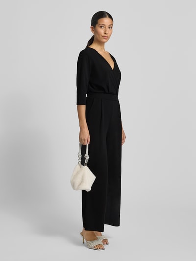 ZABAIONE Jumpsuit met V-hals Zwart - 1