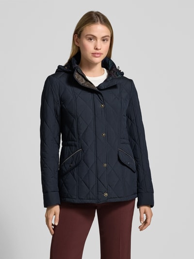 Gil Bret Steppjacke mit Kapuze und Pattentaschen Dunkelblau 4