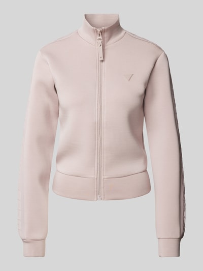 Guess Activewear Sweatjacke aus Scuba  Taupe 2