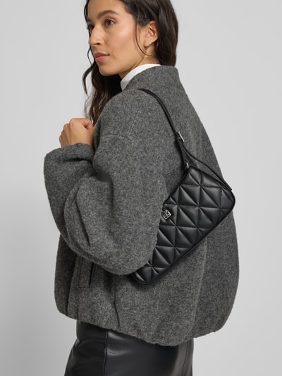 CK Calvin Klein Schoudertas met logodetail, model 'Quilted' Zwart - 1