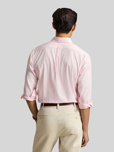 Polo Ralph Lauren Vrijetijdsoverhemd met geborduurd logo Felroze - 5