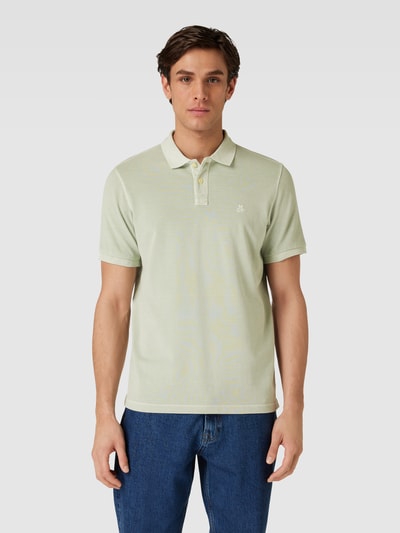 Marc O'Polo Poloshirt mit Label-Stitching Mint 4