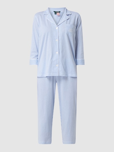 Lauren Ralph Lauren Pyjama mit Streifenmuster Blau 2