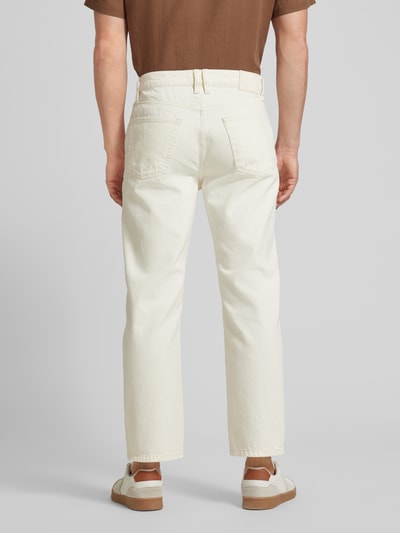 Mango Jeans mit Label-Patch Modell 'TANGER' Offwhite 5