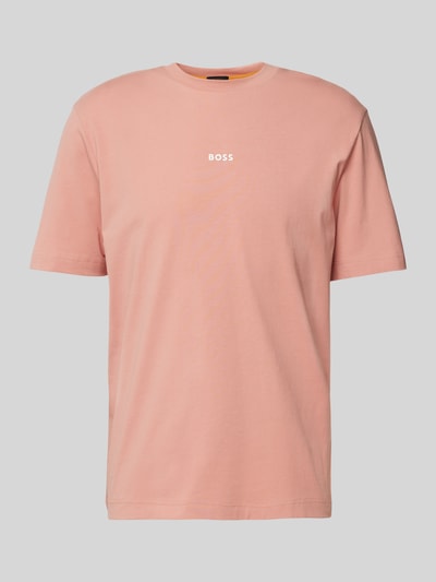BOSS Orange T-Shirt mit Label-Detail Modell 'TCHUP' Hellrot 2