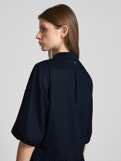Marc Cain Knielanges Hemdblusenkleid mit Knopfleiste Marine 3