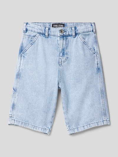 CARS JEANS Bermudy o kroju regular fit z kieszenią na nogawce model ‘Carters’ Jasnoniebieski 1