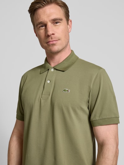 Lacoste Classic Fit Poloshirt mit Label-Badge Khaki 3