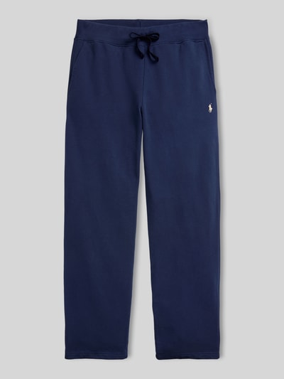 Produktfoto, Regular Fit Sweatpants aus reiner Baumwolle von Polo Ralph Lauren in Dunkelblau mit Logo-Stitching und seitlichen Eingrifftaschen