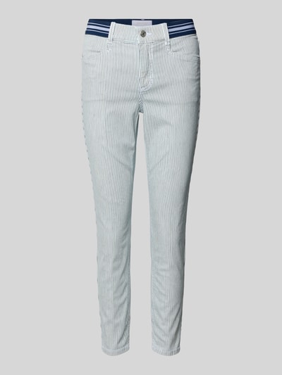 Produktfoto, Slim Fit Jeans mit elastischem Bund Modell 'Ornella' von Angels aus katoenmix, steekzakken, achterzakken, knoop- en ritssluiting, bandwijdte maat 36: 37 cm, binnenbeenlengte maat 36: 69 cm