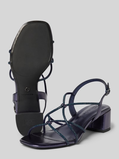 Tamaris Sandalette mit Strasssteinbesatz Hellblau 4