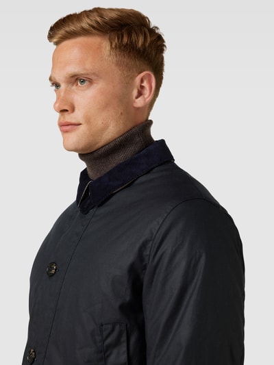 Barbour Jacke mit Pattentaschen Modell 'MAC' Marine 3