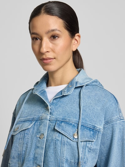 s.Oliver RED LABEL relaxed fit jeansjack van katoenmix Jeansblauw - 3
