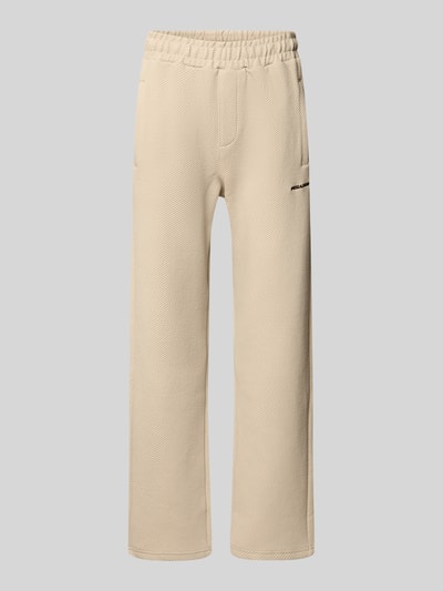 Pegador Sweatpants mit Logo-Stitching und elastischem Bund Ecru 2