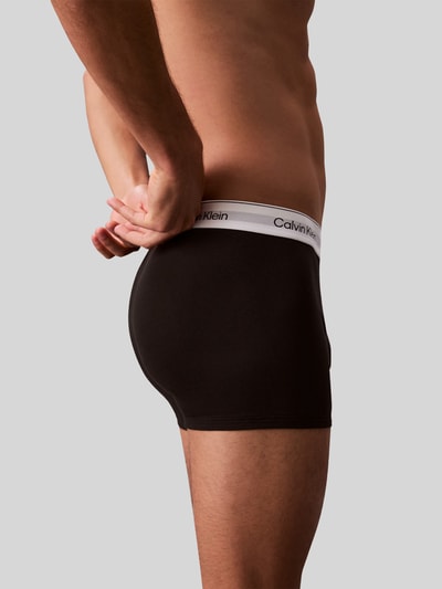 Calvin Klein Underwear Pant & Trunk aus Baumwoll-Mix im 5er-Pack Black 3