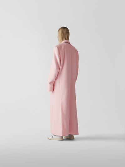 VETEMENTS Oversized Mantel mit Reverskragen Hellrosa 5