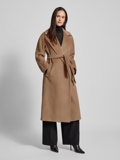 Weekend Max Mara Lange jas met tailleriem, model 'TEMPARA' Camel - 4