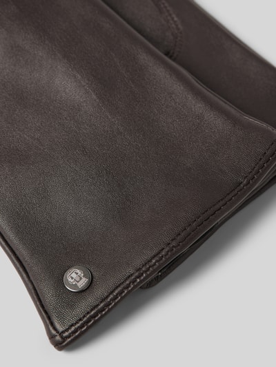 Roeckl Leren handschoenen van haarscherp nappaleer Donkerbruin - 2