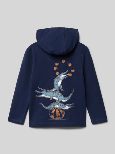 s.Oliver RED LABEL Regular Fit Sweatshirt aus Baumwoll-Mix Marine 3