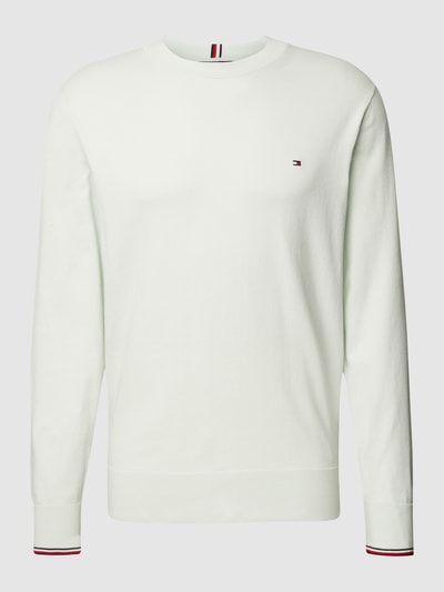 Tommy Hilfiger Strickpullover mit Label-Details Mint 2