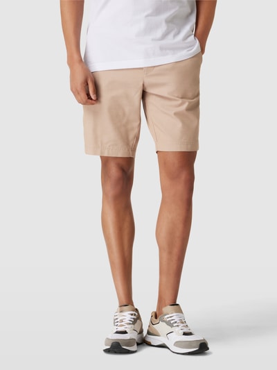 BOSS Chino-Shorts mit französischen Eingrifftaschen Modell 'Slice' Beige 4