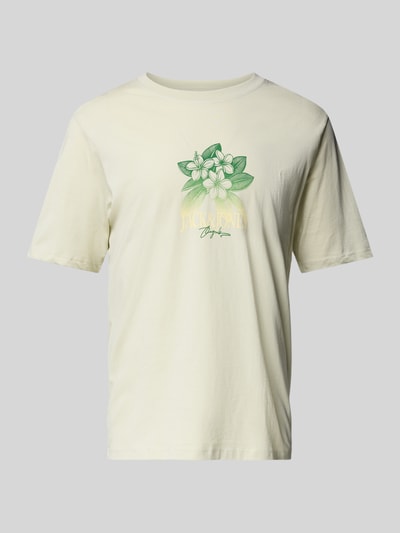 Jack & Jones T-Shirt mit Motiv-Print Modell 'ALMERIA' Mint 2