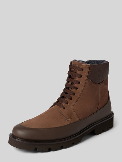 JOOP! SHOES Boots mit Label-Prägung Modell 'velluto misto hektor' Mittelbraun 1