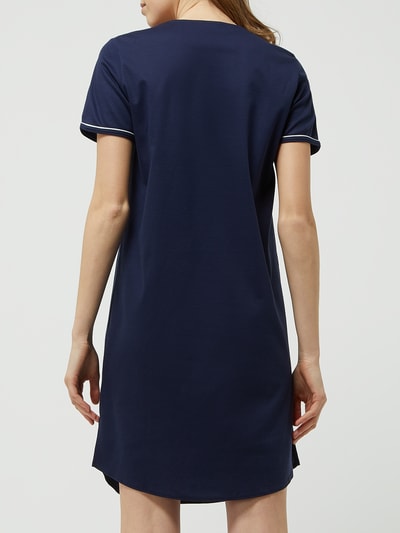 Calida Modern Fit Schlafshirt aus Baumwolle Modell 'Sweet Dreams' Blau 4