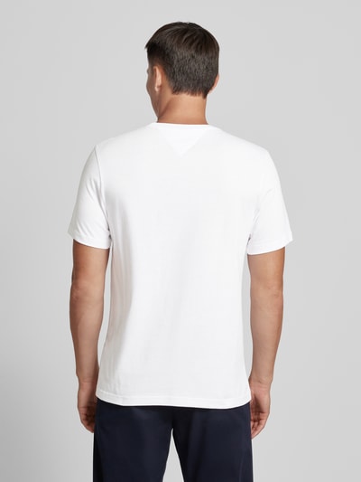 Tommy Hilfiger T-Shirt mit Label-Print Weiss 5