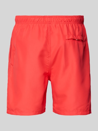 Shiwi Regular Fit Badehose mit Label-Patch Modell 'Mike' Koralle 3