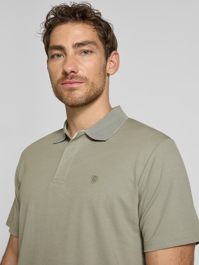 Jack & Jones Premium Regular Fit Poloshirt mit Logo-Patch Modell 'RODNEY' Lind 3