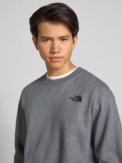 The North Face Sweatshirt mit Label-Print Mittelgrau Melange 3