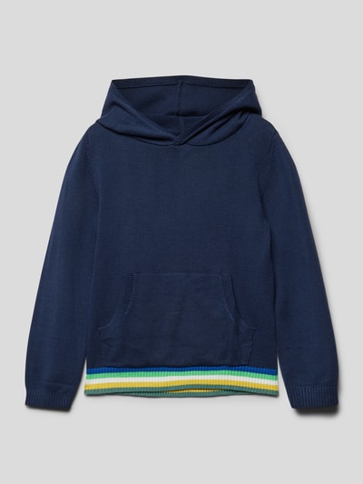 s.Oliver RED LABEL Hoodie mit Känguru-Tasche Marine 1