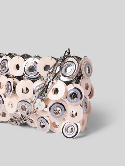 Rabanne Handtasche mit abnehmbarem Tragehenkel Silber 3