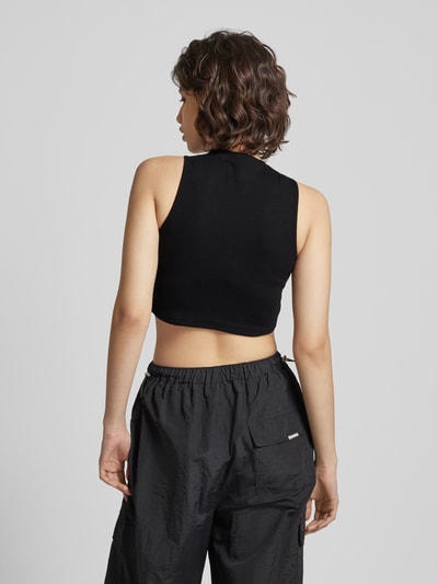 Sixth June Cropped Tanktop in Ripp-Optik Black 5