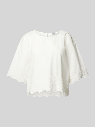 Esprit Blouseshirt met 1/2-mouwen in een losse pasvorm Offwhite - 2