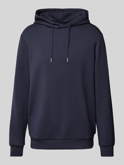 Matinique Hoodie met capuchon, model 'teo' Marineblauw - 2