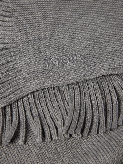 JOOP! Collection Schal mit Fransen Modell 'ROUVEN' Silber Melange 2