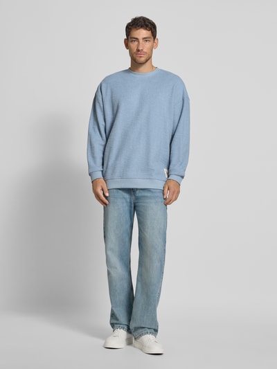 Scotch & Soda Oversized sweatshirt met logopatch Blauw - 1