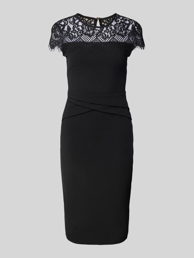 Lipsy Cocktailjurk met ronde hals Zwart - 2