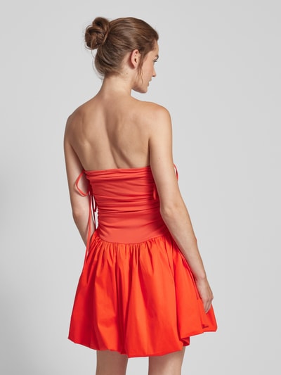 Amy Lynn Cocktailkleid mit Schnürung Modell 'ALEXA' Orange 5