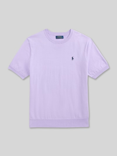 Polo Ralph Lauren męski t-shirt o kroju regular fit z czystej bawełny Fioletowy 2
