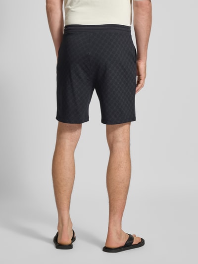 JOOP! Collection Szorty z dzianiny dresowej męskie JOOP! Collection;Czysta bawełna;Luźny krój;Elastyczny pas z trokami;Szerokość w pasie w rozmiarze M: 44 cm;Długość wewnętrzna nogawki w rozmiarze M: 20 cm  5