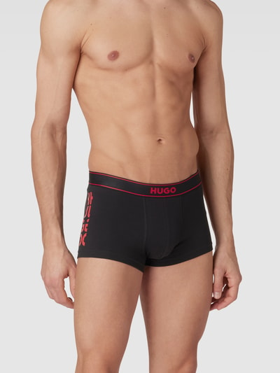 HUGO Trunks mit Logo-Stitching Modell 'EXCITE' Black 1