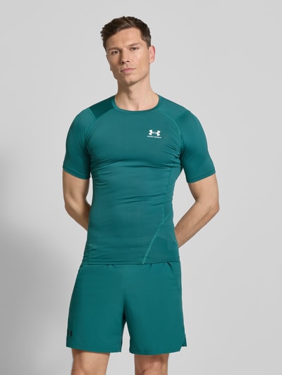 Under Armour Slim Fit T-Shirt mit Logo-Print Petrol 4