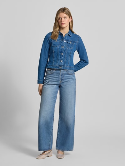 ONLY Regular Fit Jeansjacke aus Baumwoll-Mix Modell 'WONDER' Jeansblau 1